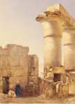 Pierron Charles Street in an Oriental City with the Ruins of an Egyptian Temple - Hermitage